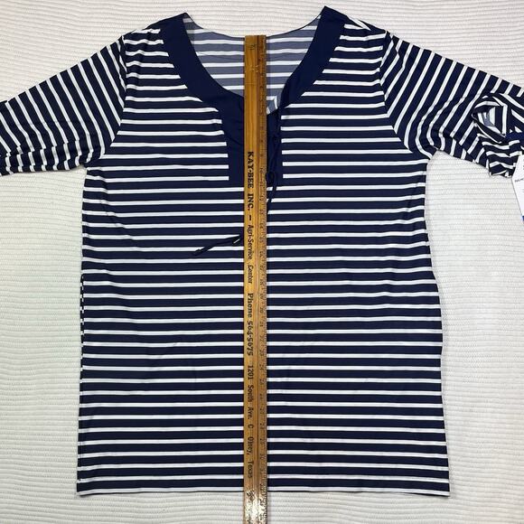 Beach House NWT Swim Admiral Cover Up Dress XL Blue/White UPF 50 - Picture 8 of 11